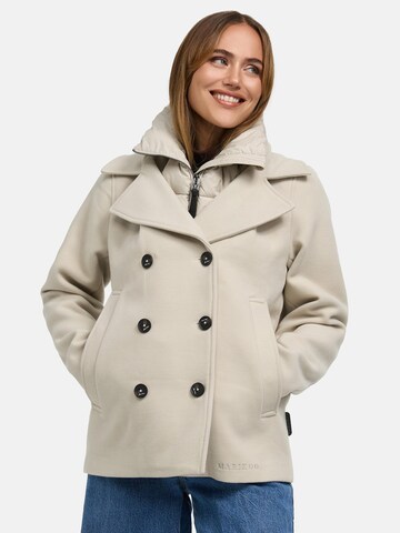 MARIKOO Winter coat in Grey: front