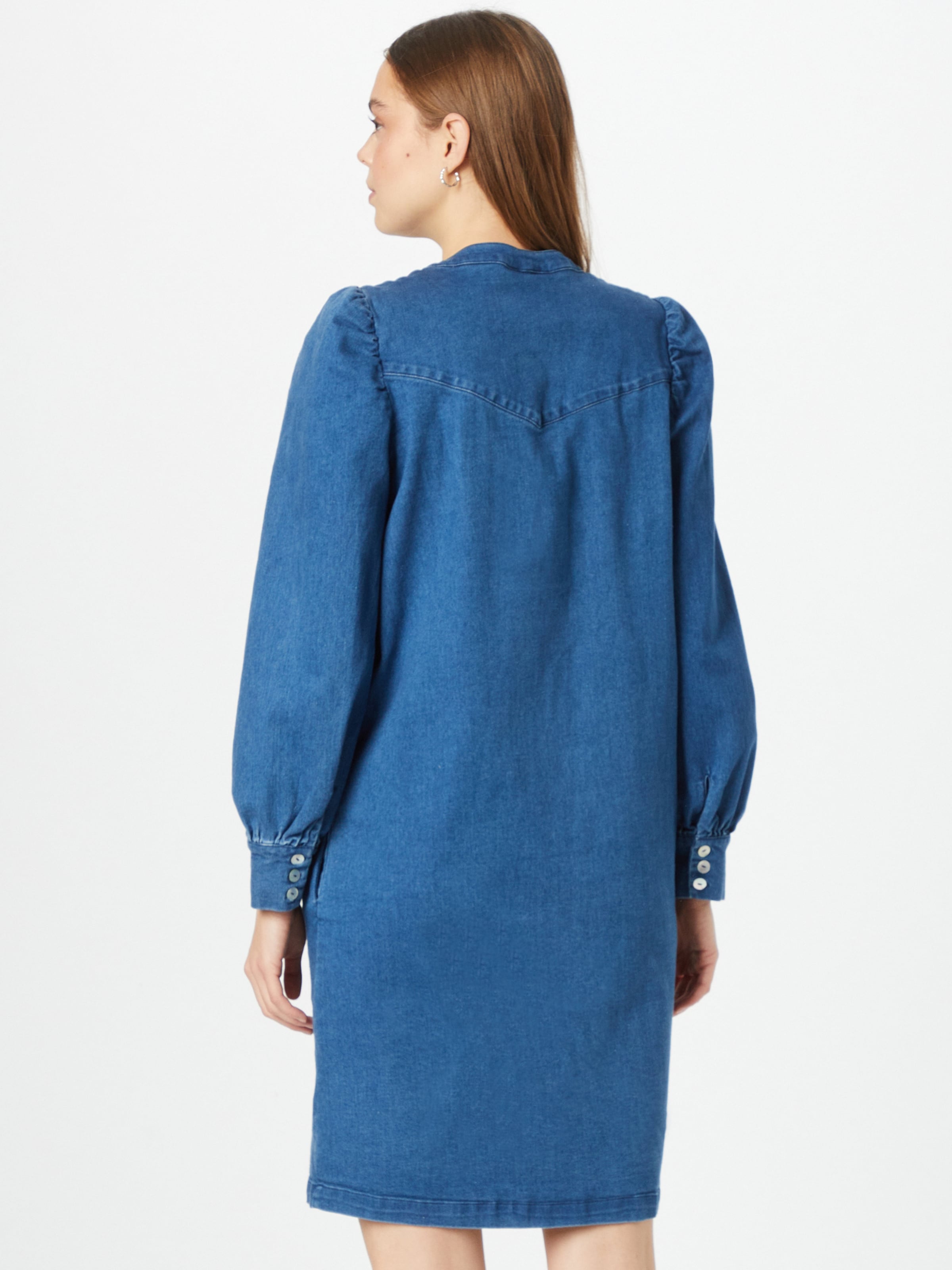 Frauen Kleider NÜMPH Kleid 'Charley' in Blau - YP15796