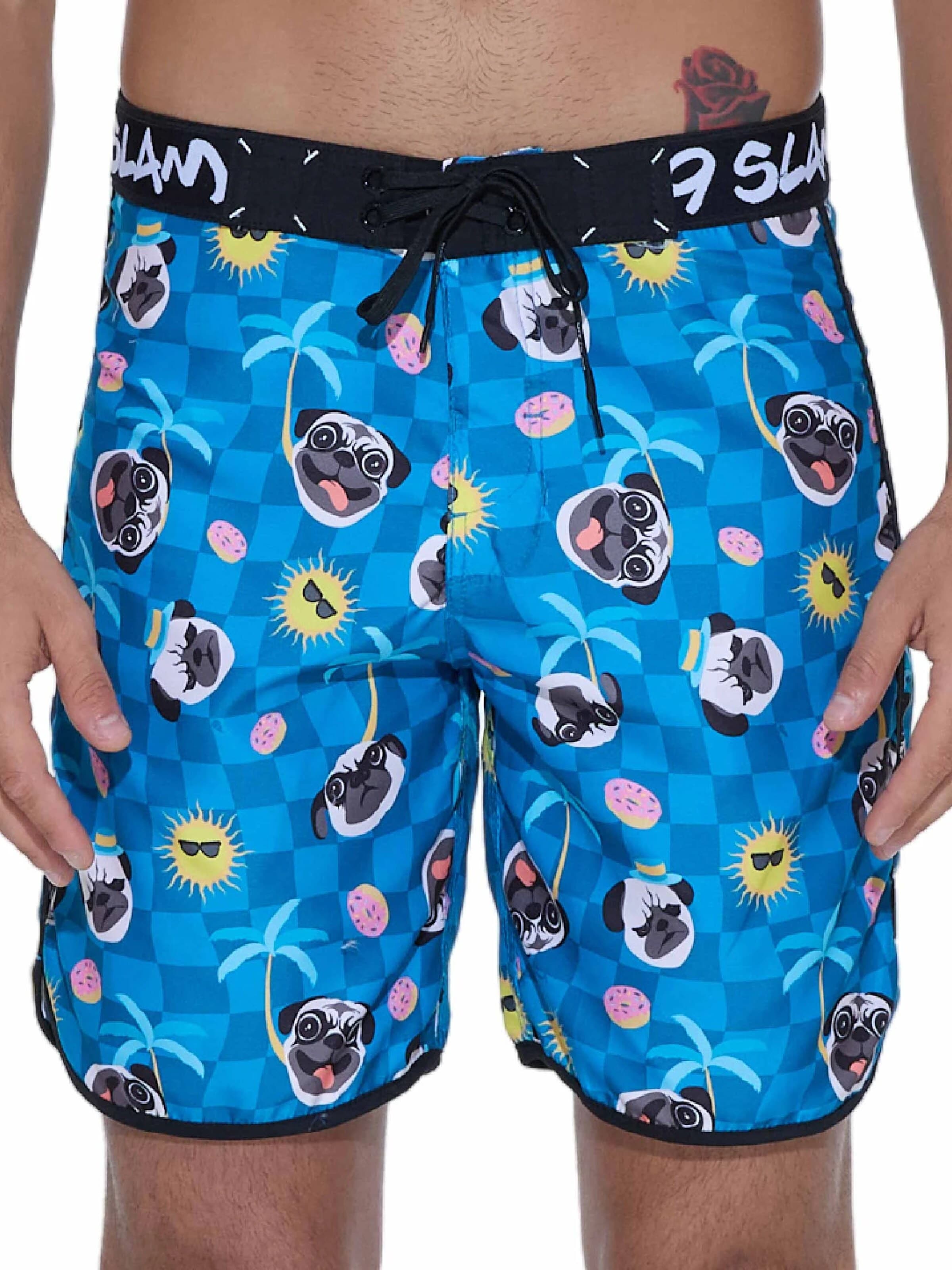 69Slam - Bermudas 'BAÑADOR' en azul