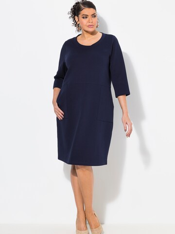 Robe Ulla Popken en bleu : devant