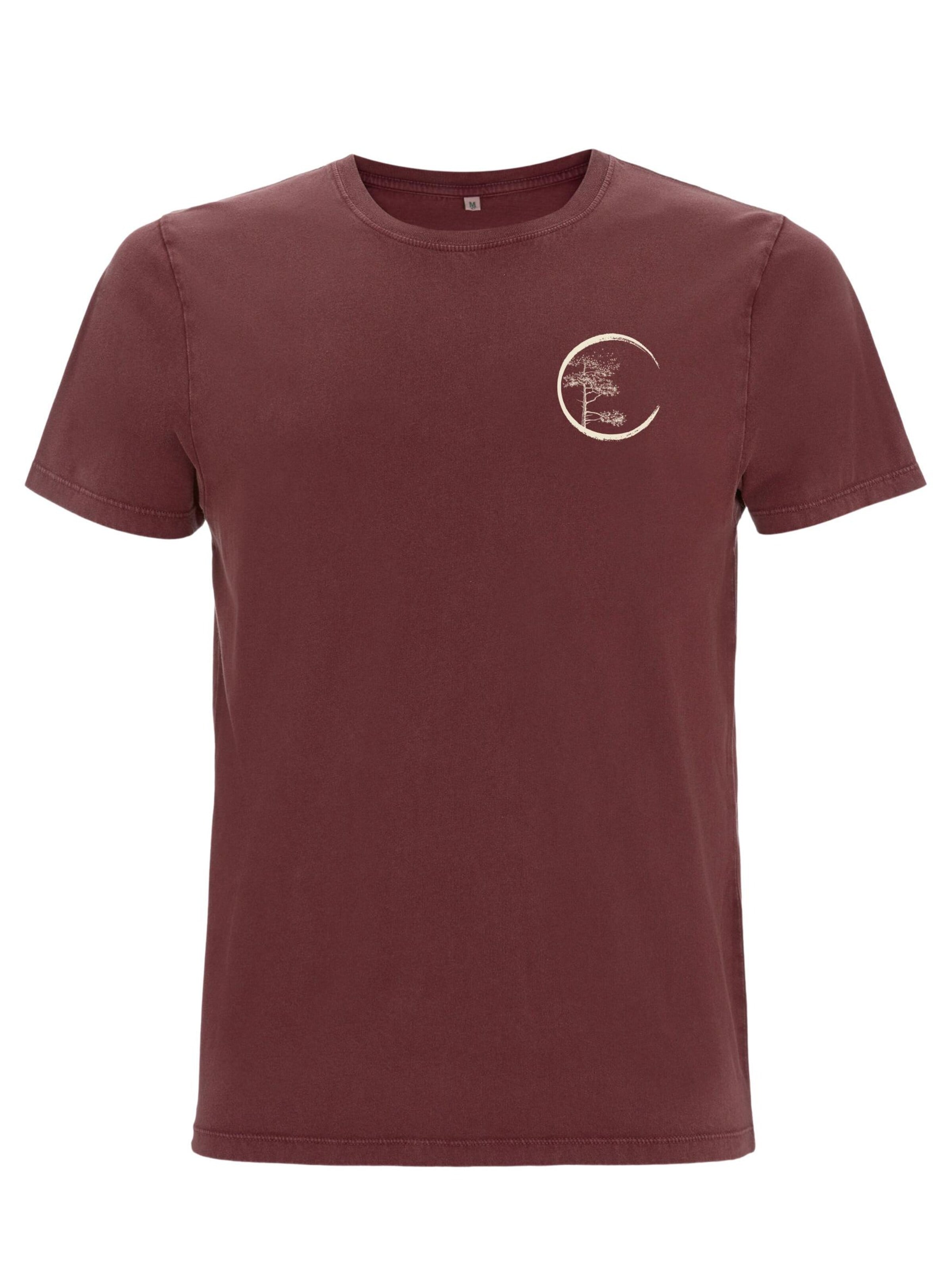 Life-Tree Shirt 'Red Circle' in Red: front