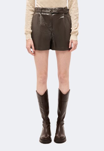 ABOUT YOU Regular Broek 'Rea' in Bruin: voorkant