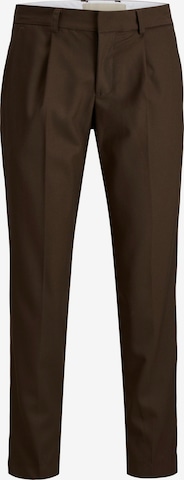 JJXX Pleat-Front Pants 'Chloe' in Brown: front