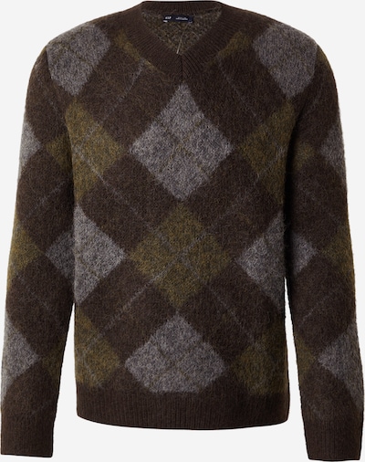 GAP Pullover em castanho escuro / acinzentado / oliveira, Vista do artigo