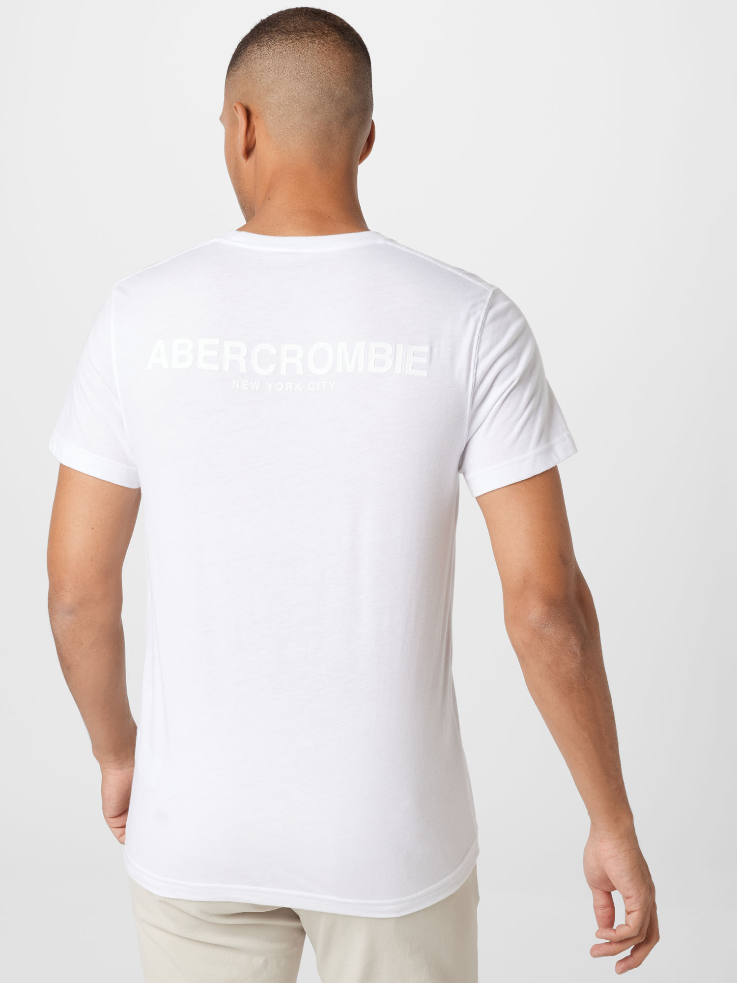 Abercrombie & Fitch Koszulka w kolorze Zielony, Białym 
