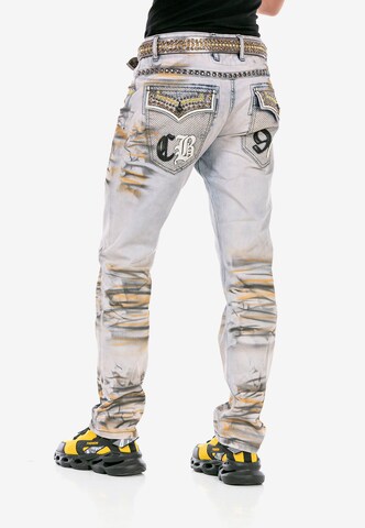 CIPO & BAXX Regular Jeanshose in Grau