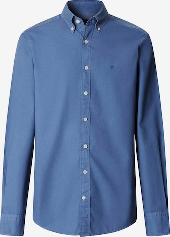 Chemise Hackett London en bleu : devant