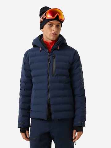 Bogner Fire + Ice Outdoorjacke 'York' in Blau: Vorderseite