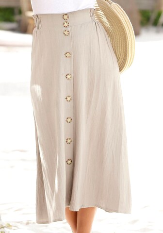 LASCANA Rok in Beige