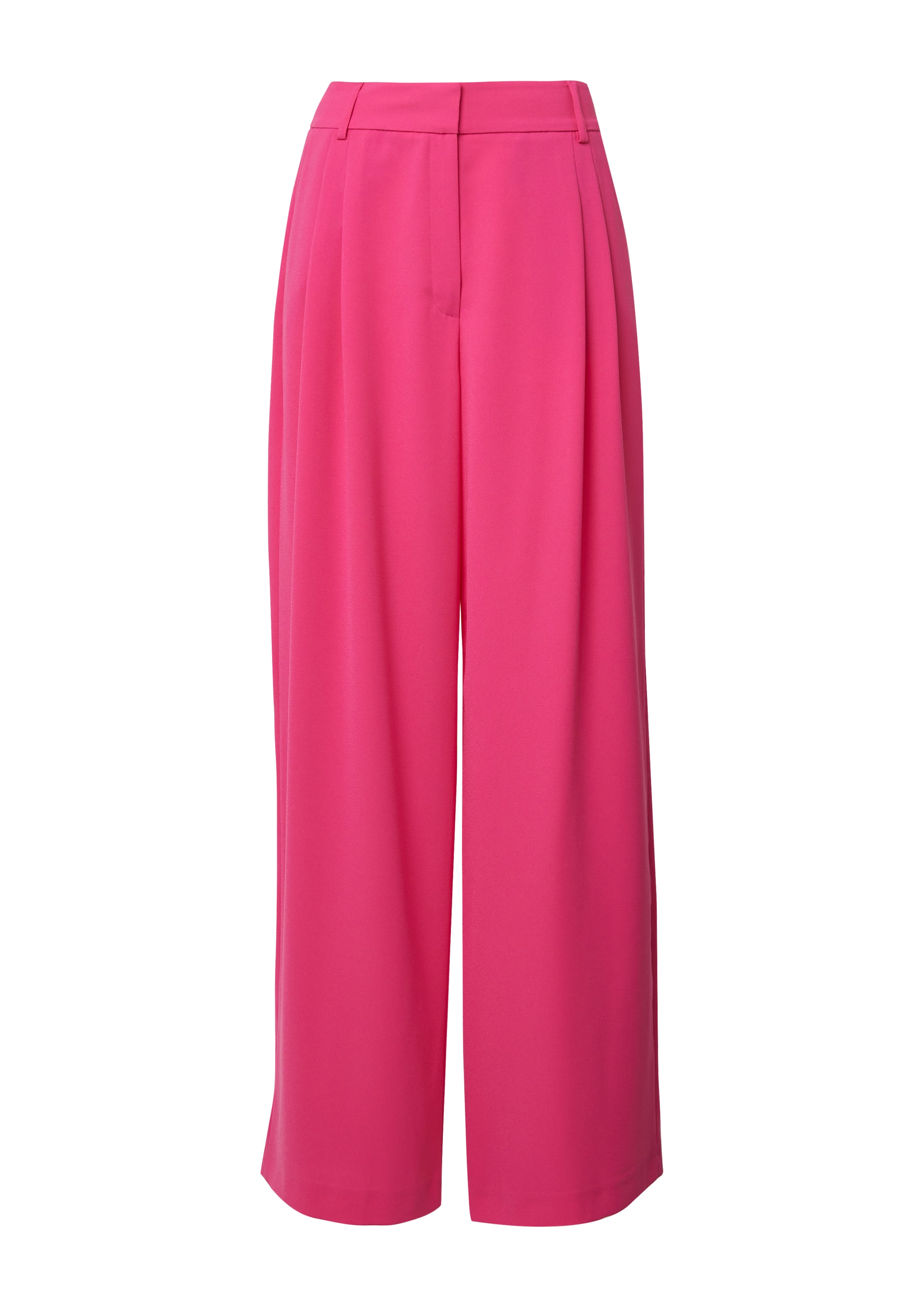 Wide Leg Pantalon s.Oliver BLACK LABEL en rose : devant