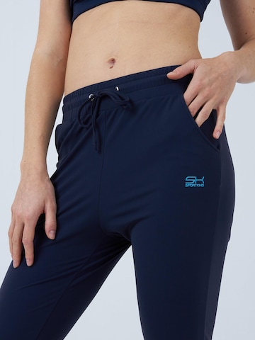 SPORTKIND Loosefit Sporthose 'Jogging Pants'‌‌ in Blau
