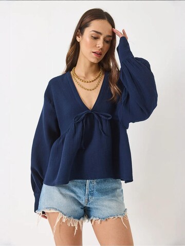Chemisier Bianco Lucci en bleu