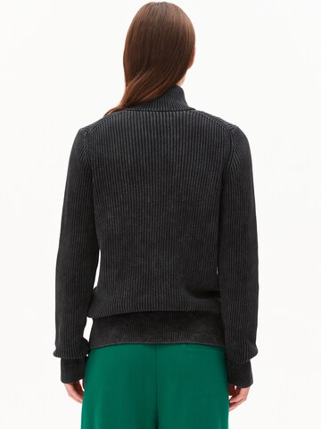 ARMEDANGELS Strickjacke REBECCAA GMT DYE (GOTS) in Schwarz