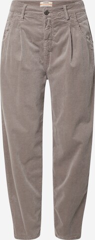 Gang Pleat-Front Pants 'Silvia' in Beige: front