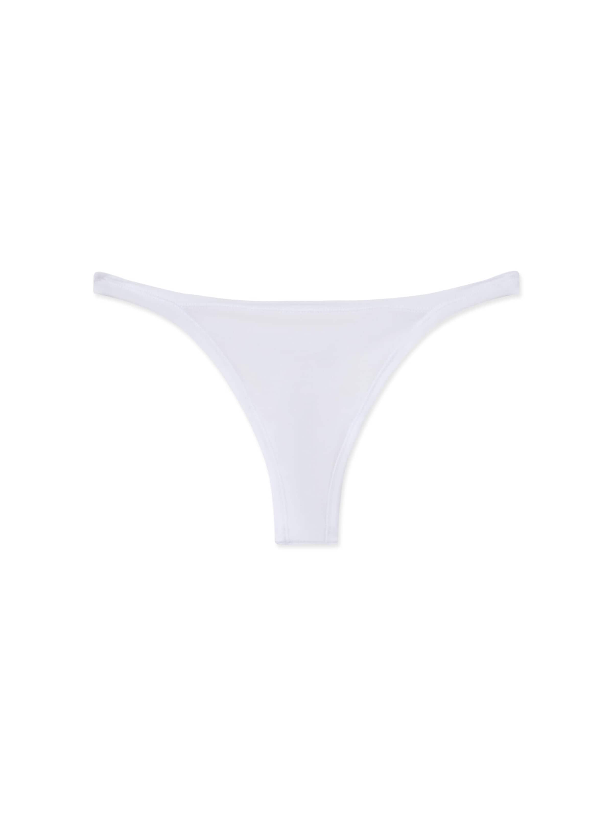 INTIMISSIMI Thong 'Ultralight' in White: front