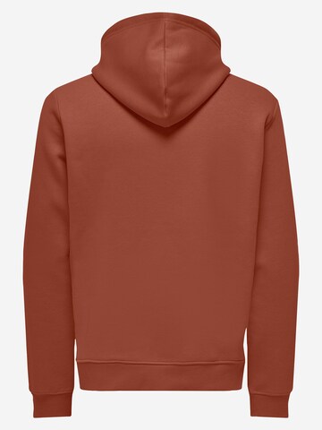 Only & Sons Sweatshirt 'Connor' in Red