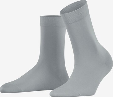 FALKE Socken 'Cotton Touch' in Silber: Vorderseite