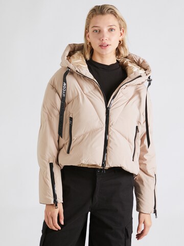 No. 1 Como Jacke 'Frya' in Beige: Vorderseite