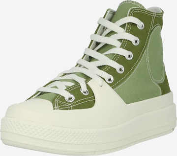 CONVERSE Hög sneaker 'CONSTRUCT SUMMER' i grön: framsida