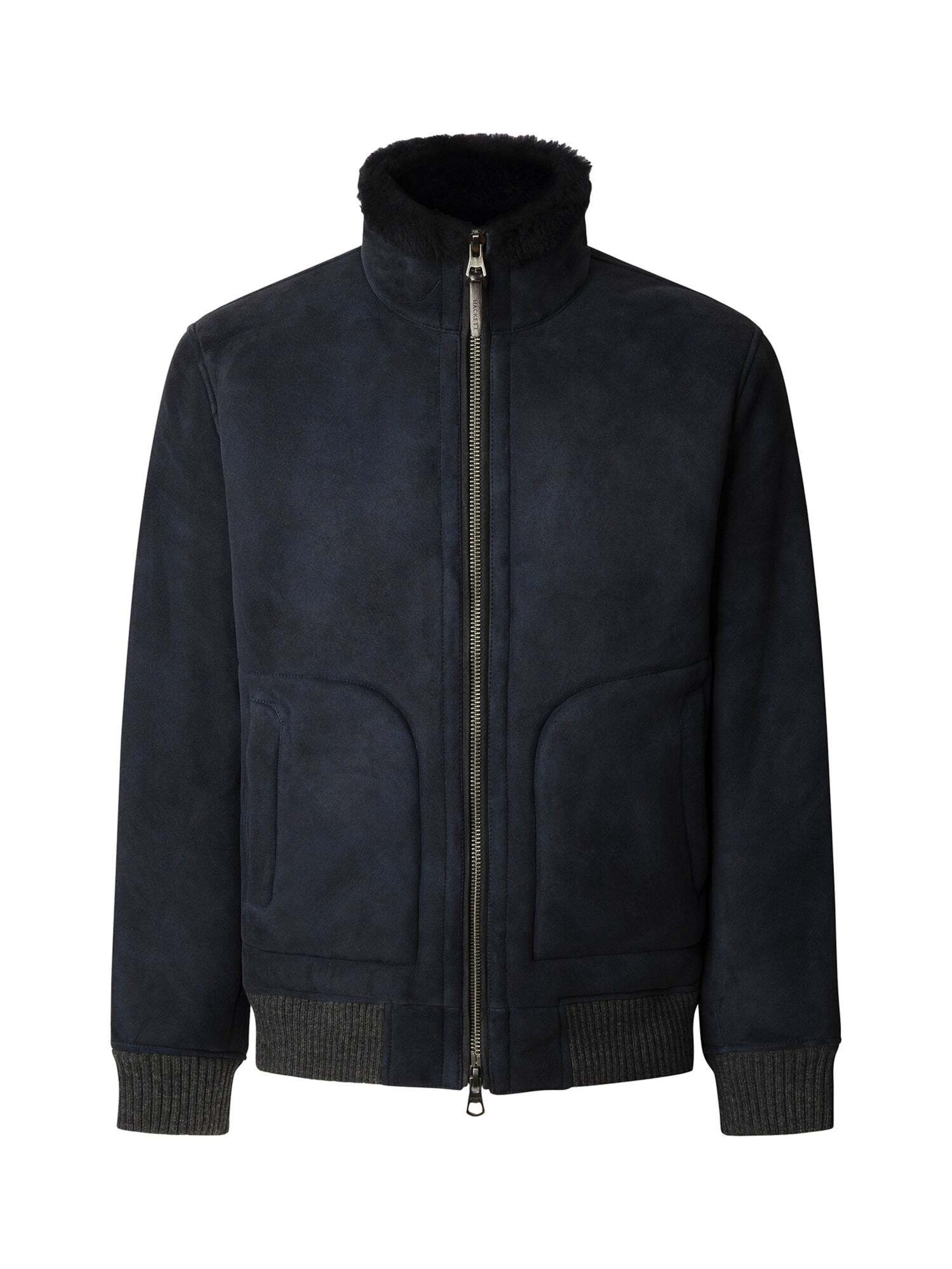 Veste mi-saison Hackett London en bleu : devant