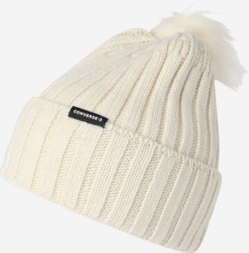 CONVERSE Beanie in White: front