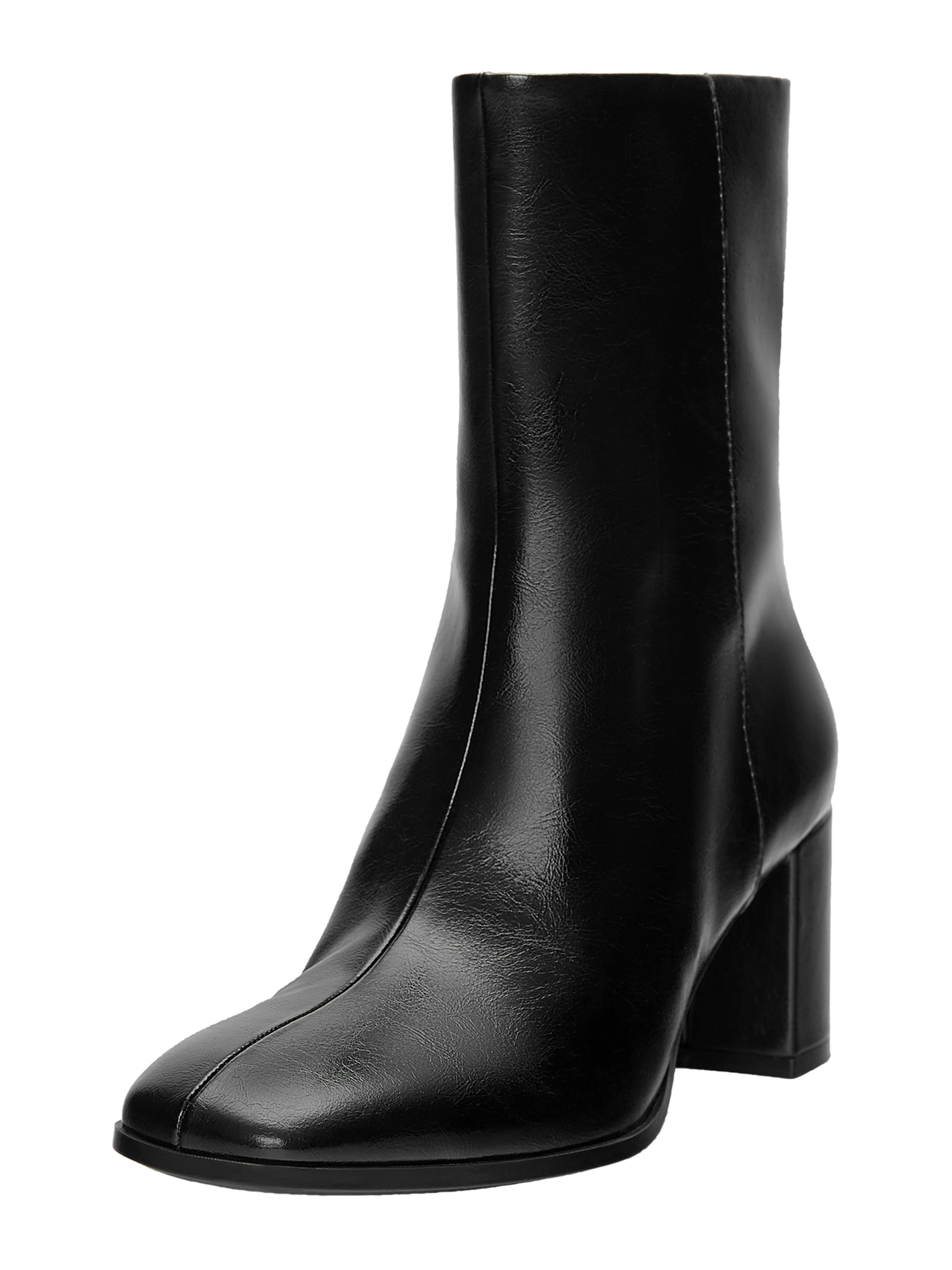 Pull&Bear Botki w kolorze czarny: przód