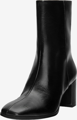 Bottines Pull&Bear en noir : devant