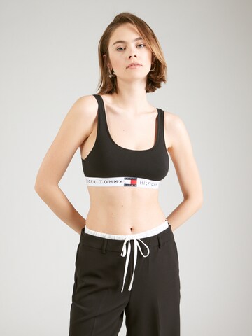 Bustier Soutien-gorge 'Heritage' Tommy Hilfiger Underwear en noir : devant