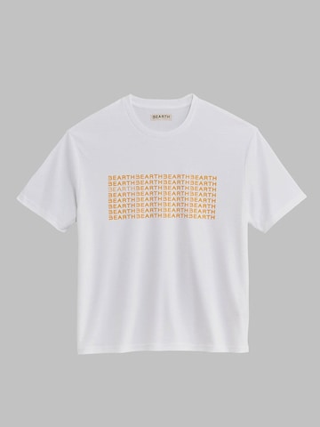 BEARTH Shirt ''Scan Code' Bio-Baumwolle' in Weiß