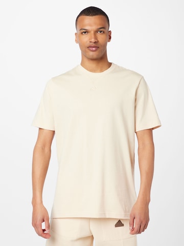 T-Shirt fonctionnel 'All Szn' ADIDAS SPORTSWEAR en beige : devant