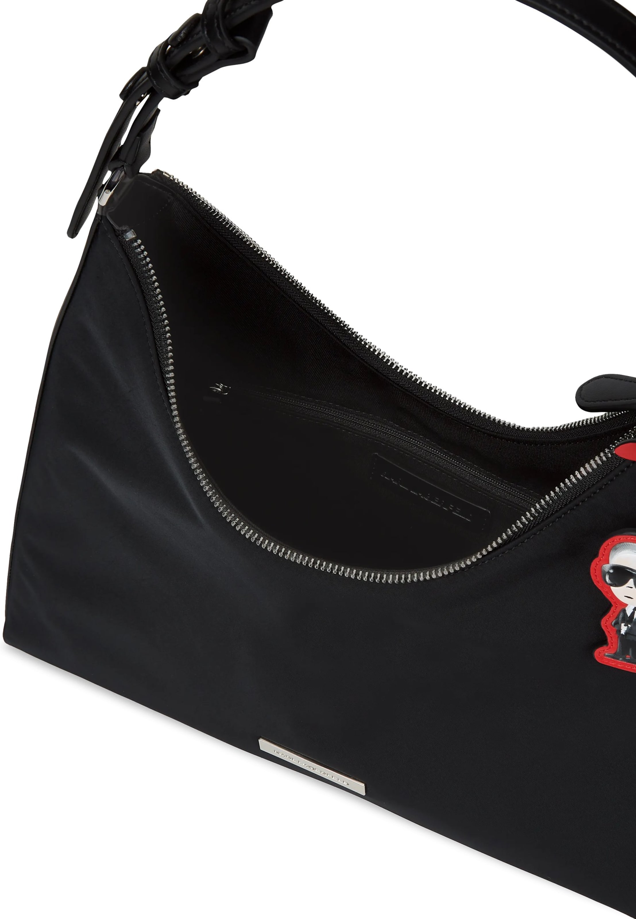 Karl Lagerfeld Shoulder Bag 'Ikon' in Black
