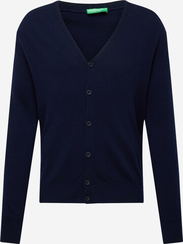 UNITED COLORS OF BENETTON Knit cardigan in Blue: front