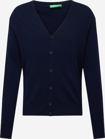 UNITED COLORS OF BENETTON Knit cardigan in Blue: front