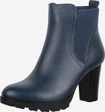 Bottines Elara en bleu : devant