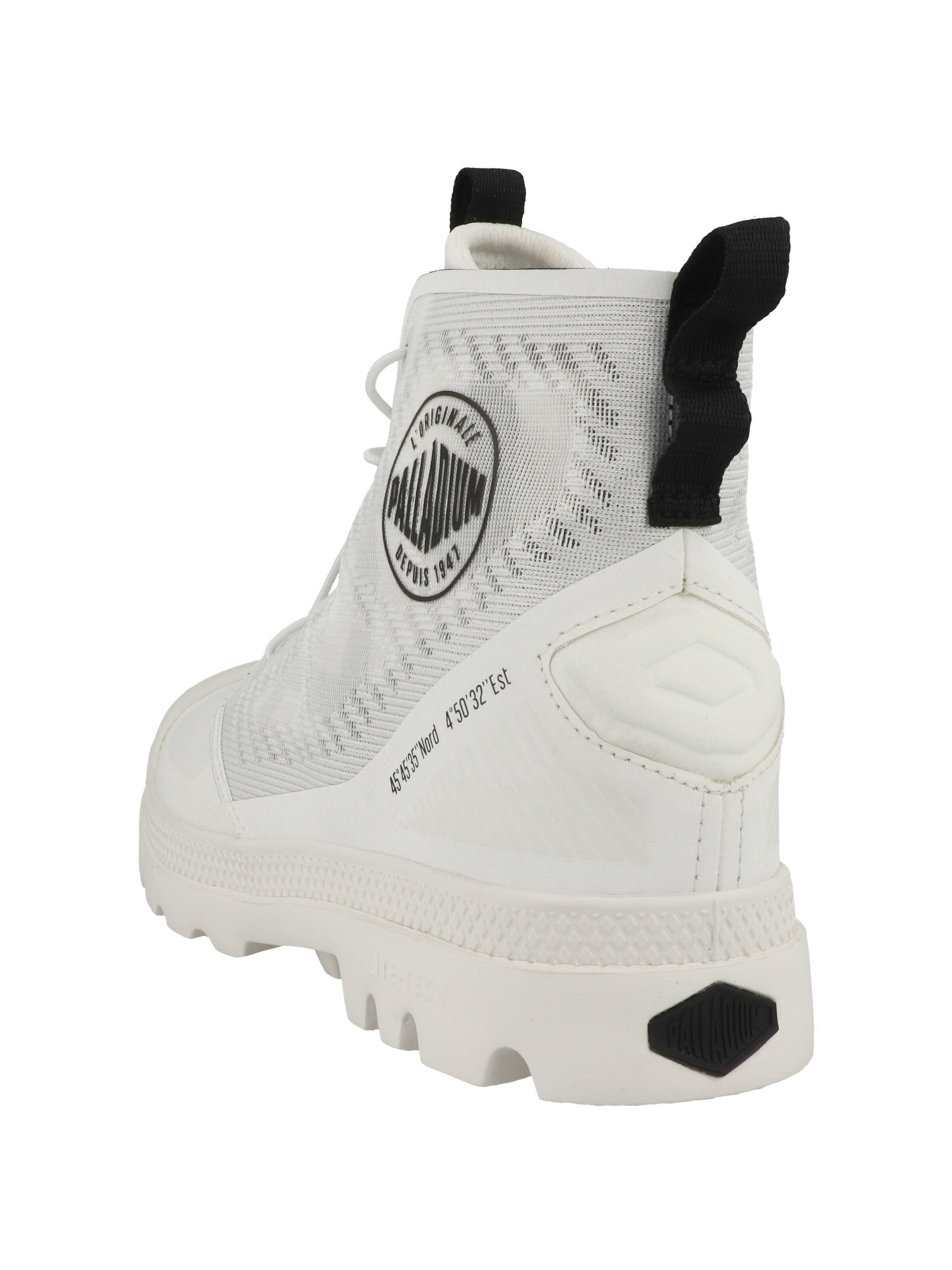 Palladium Schnürboots 'Pampa Lite Travel Vt' in Weiß