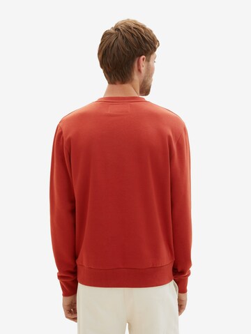 TOM TAILOR Sweatshirt in Red