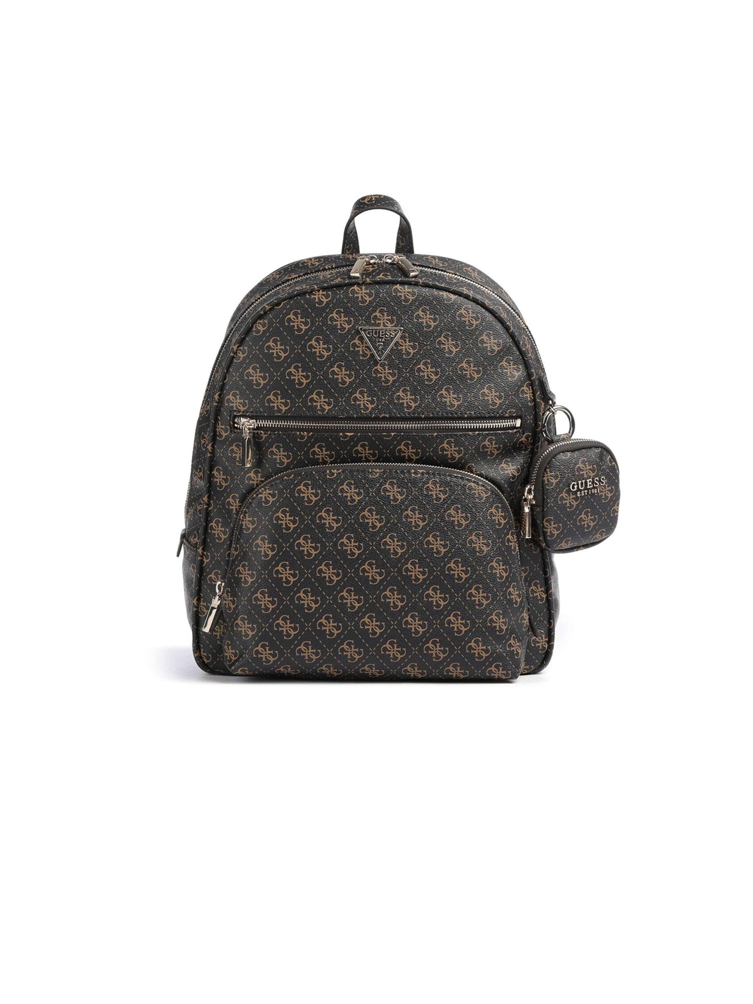 GUESS Rucksack 'Power Play Ii Lrg Tech Backpack'‌‌ in Braun: Vorderseite