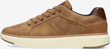 PS Poelman Sneakers laag 'Randy' in Bruin: voorkant