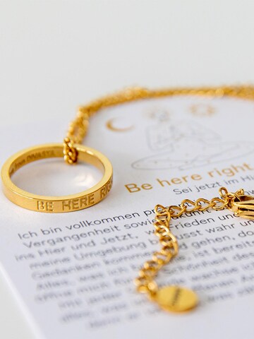 Divasya Kette 'Be here right now' in Gold