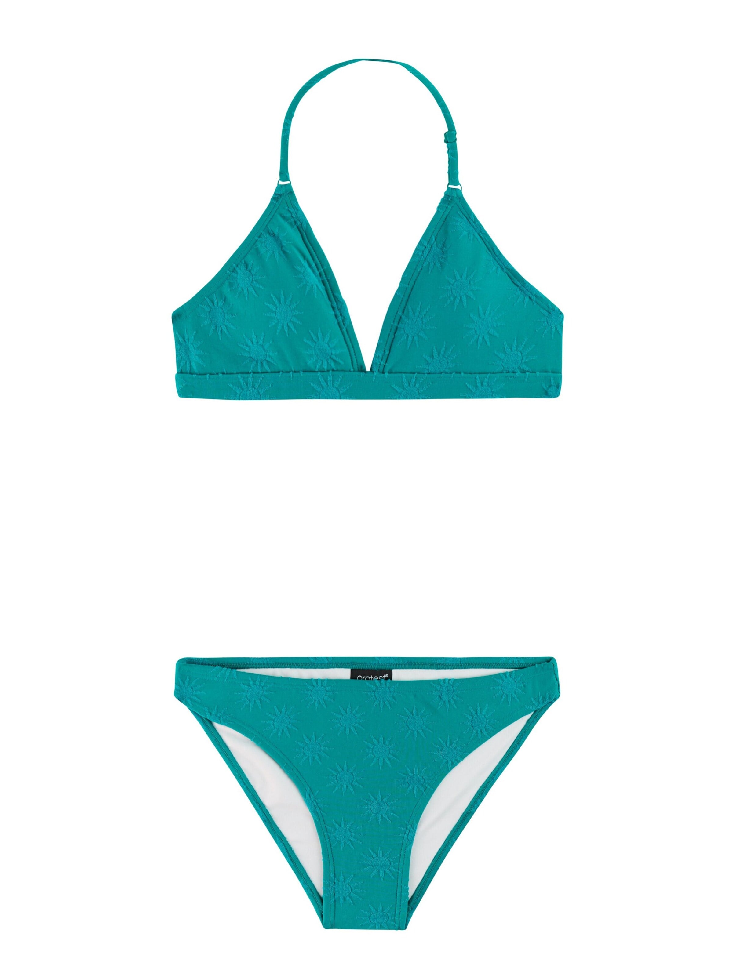 PROTEST Triangle Bikini 'PRTHeywood JR' in Green: front