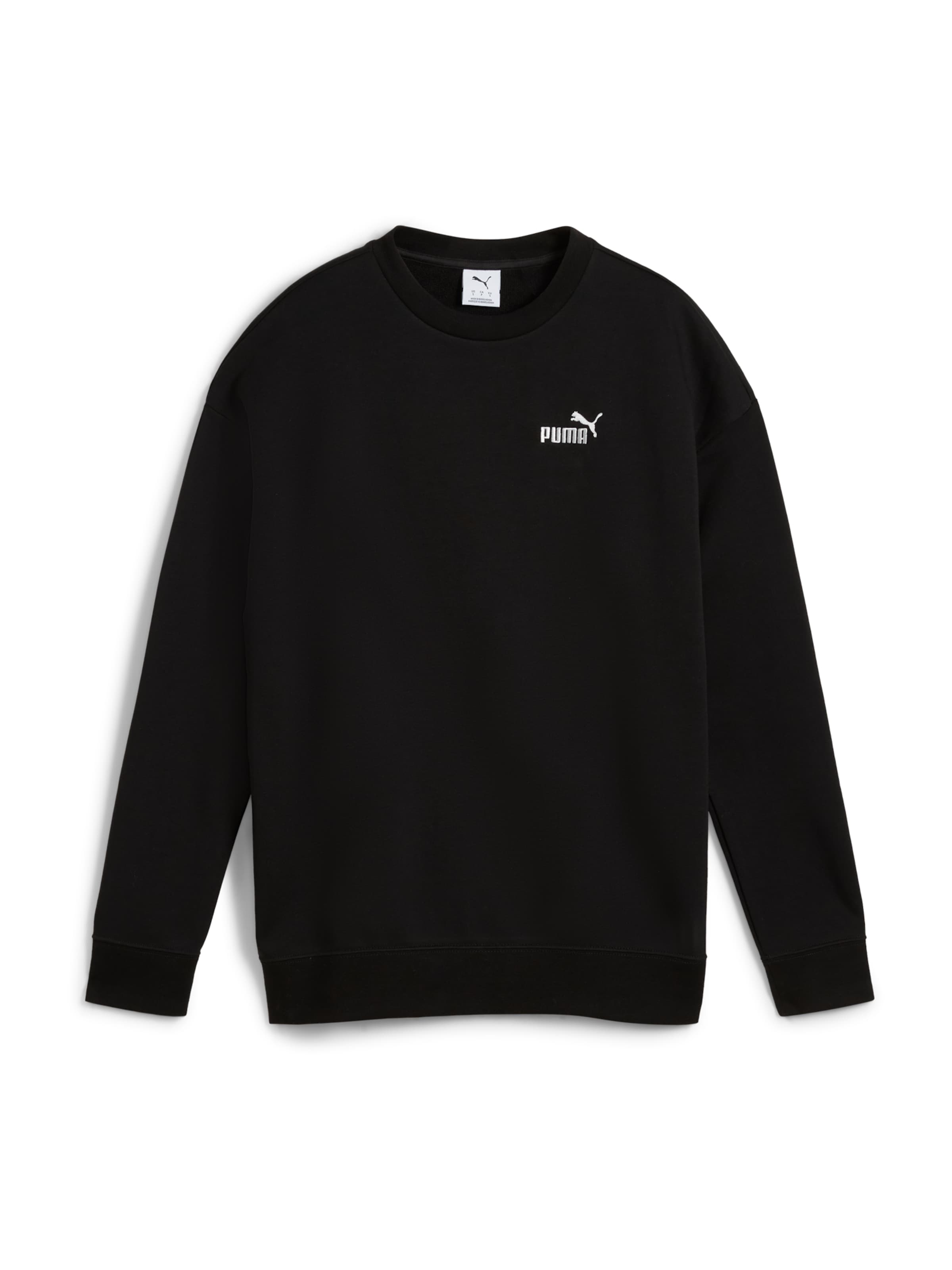 Hanorac sport 'ESS Small No. 1' de la PUMA pe negru: față