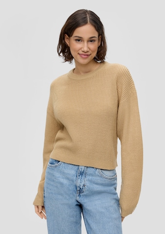 QS Pullover in Beige: predná strana