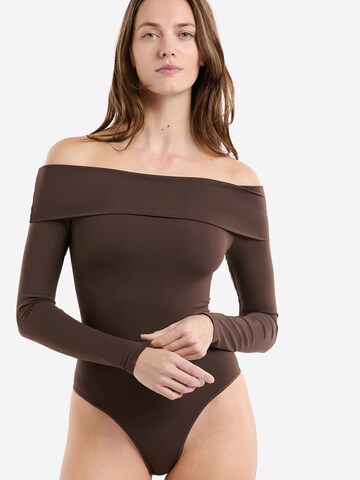 ETAM Shirt body 'Marilyn' in Bruin