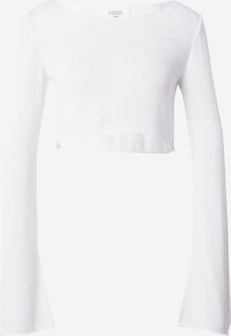 SHYX Пуловер 'Daria' в бяло: отпред