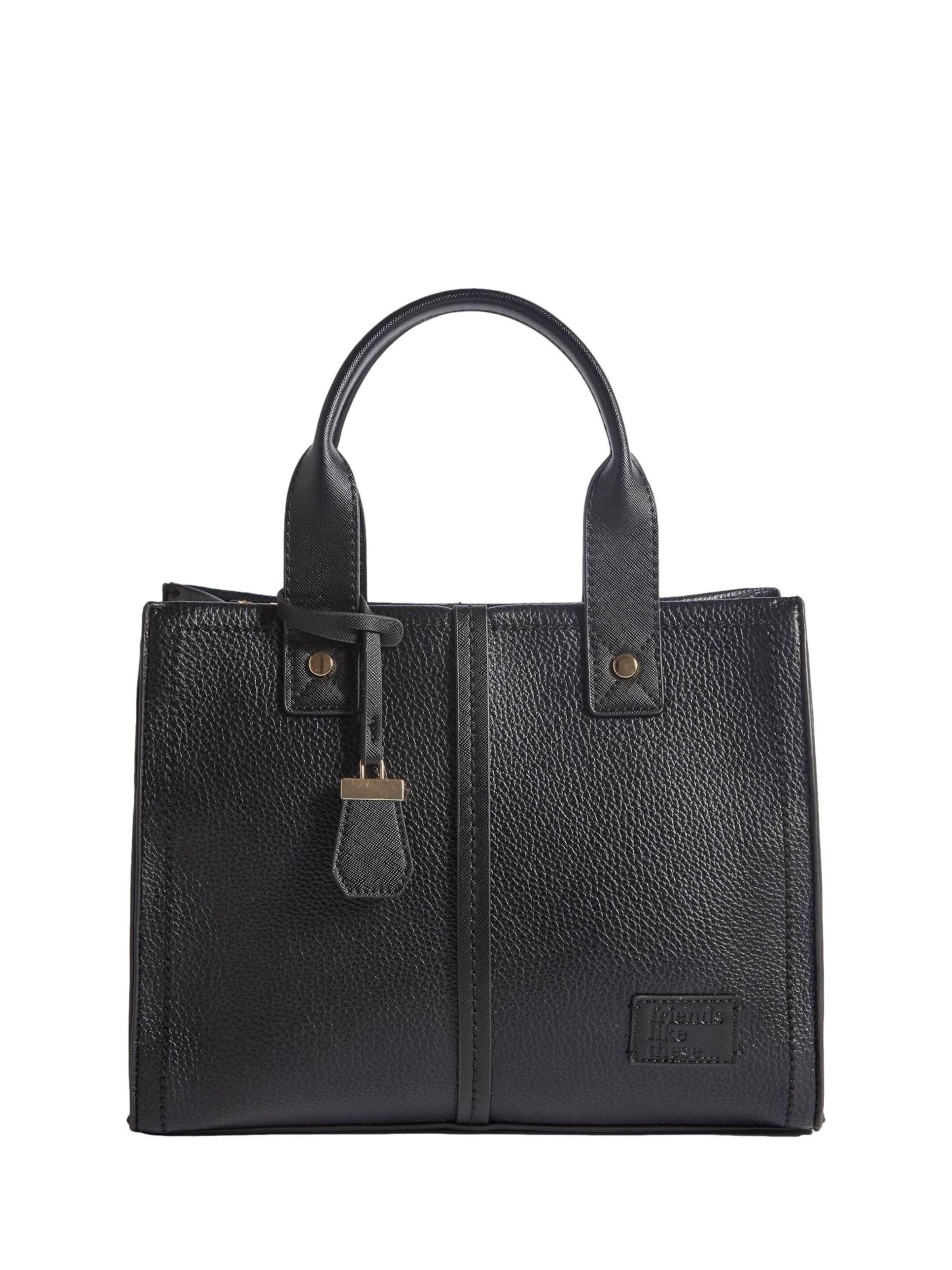 Friends Like These "Чанта тип ""Shopper""" в черно: отпред