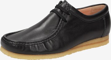 SIOUX Moccasins in Black: front