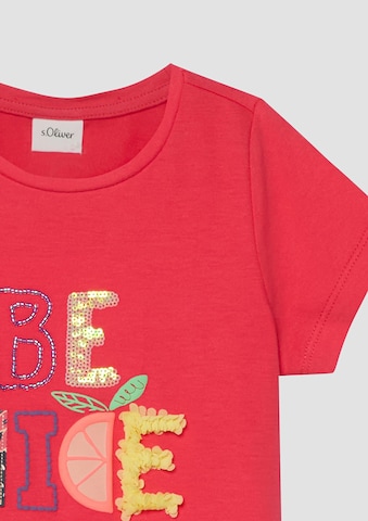T-Shirt s.Oliver en rouge
