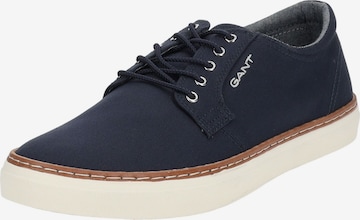 Chaussure de sport à lacets GANT en bleu : devant