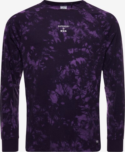 Superdry Shirt 'Train' in violet / Black / White, Item view