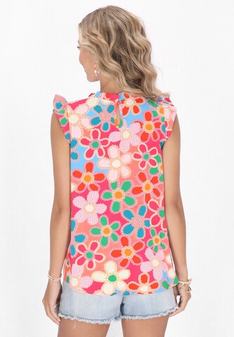 IZIA - Blusa em mistura de cores